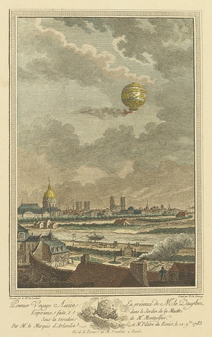 Balloons Montgolfier First Flight