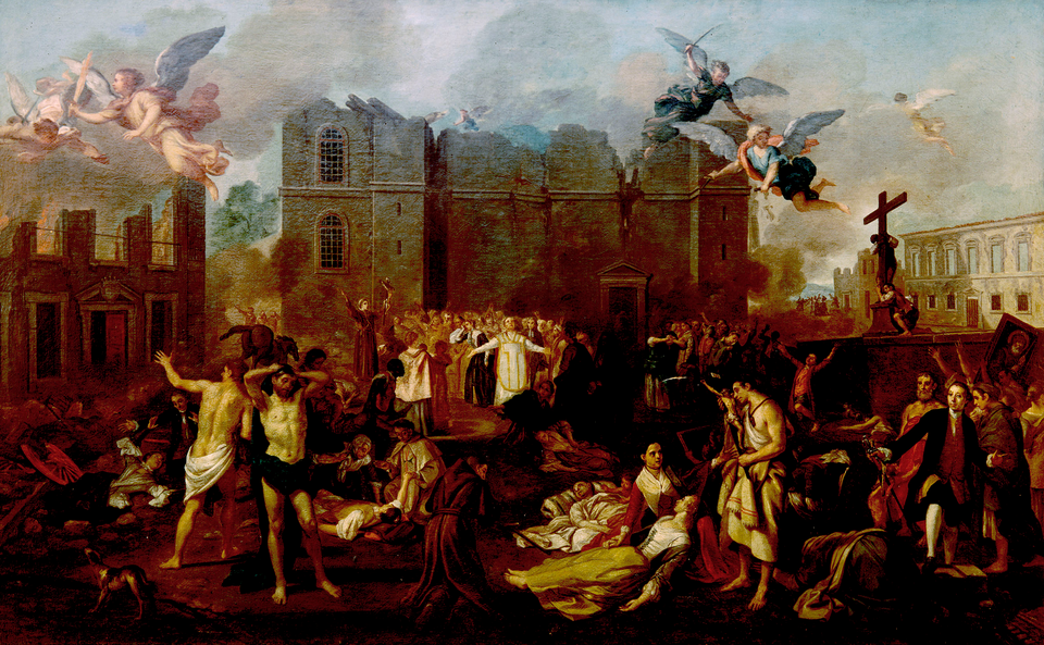 Allegorie auf das Erdbeben von 1755, von João Glama Ströberle