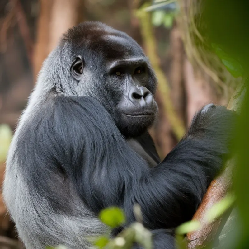 Kahuzi Biega Gorillas Natural Habitat