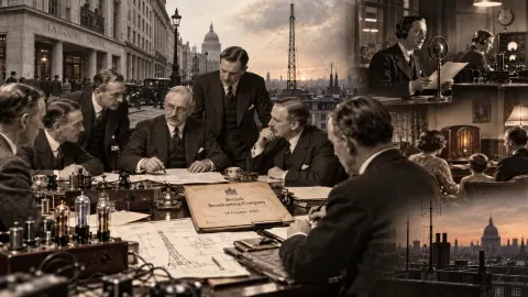 The BBC began as a company, before it became a public institution