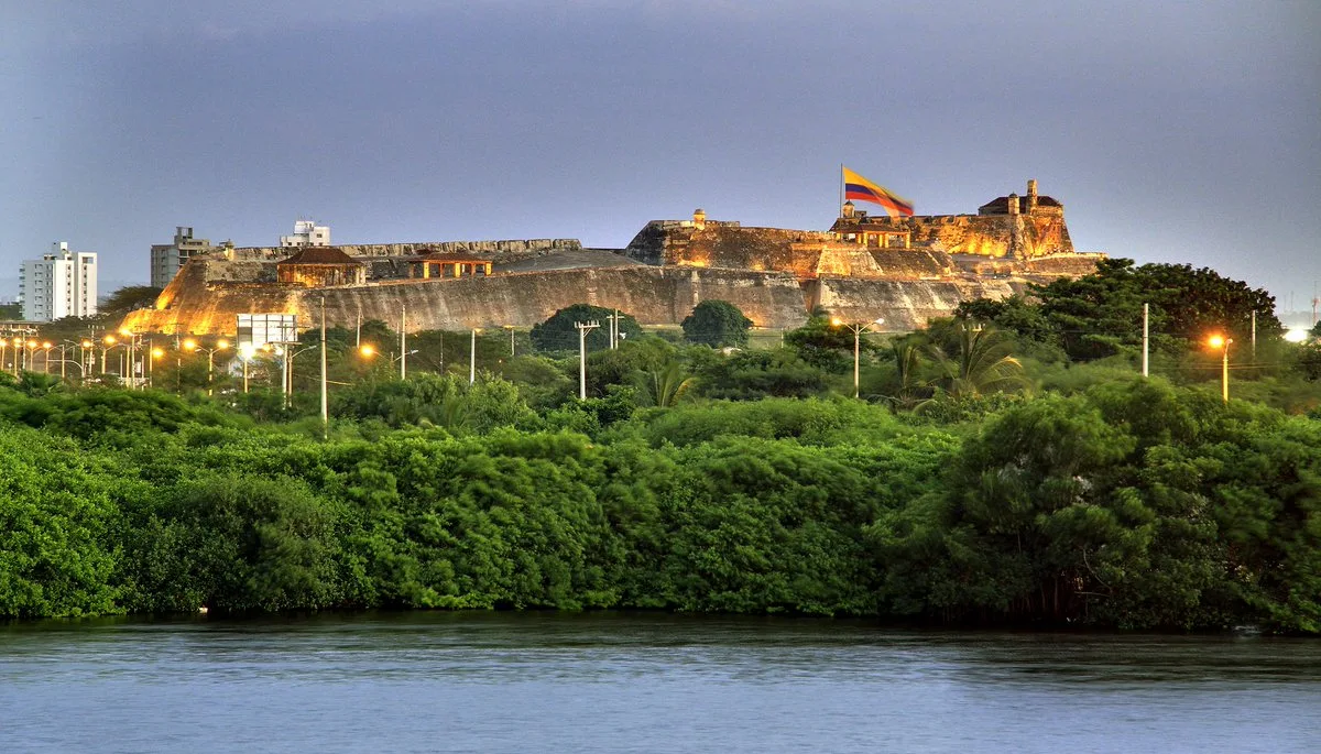 El Castillo De San Felipe De Barajas Desde El Mar