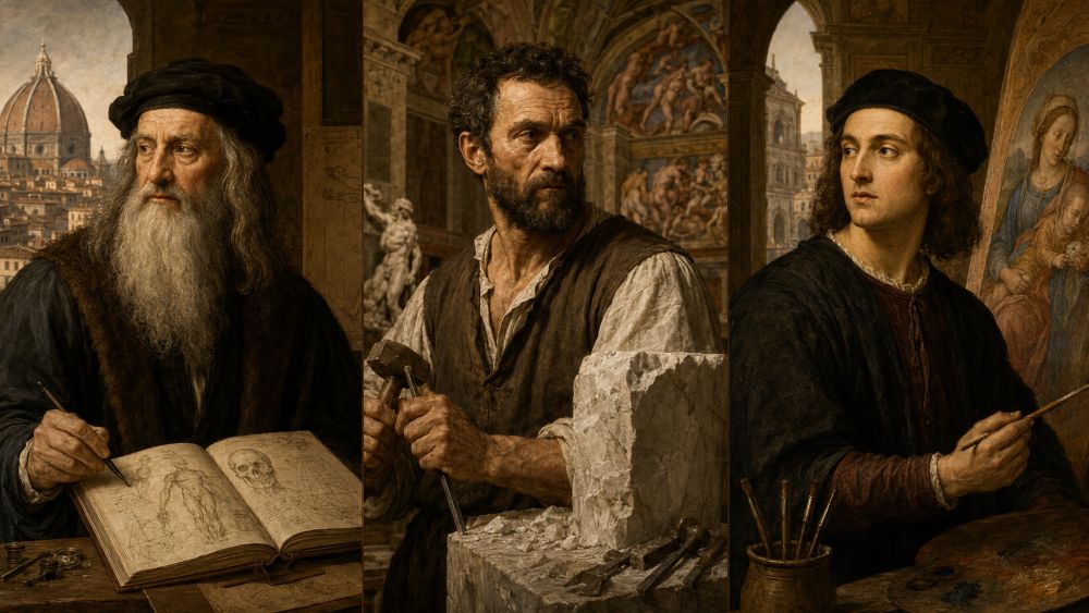 Leonardo, Michelangelo, and Raphael: Genius and Rivalry in Renaissance Rome
