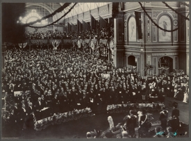  Federal Parliament first session in The Royal Exhibition Building Melbourne