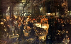 Adolf Friedrich Erdmann von Menzel The Iron Rolling Mill