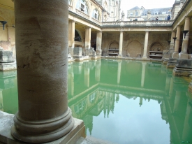 Around the pool of the Great Bath Roman