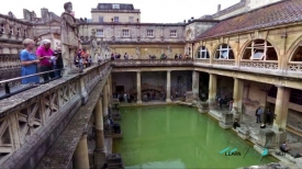 Around the pool of the Great Bath Roman