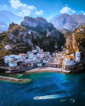 Atrani panoramic view