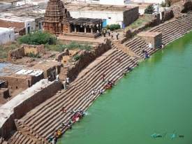 Badami Cave river