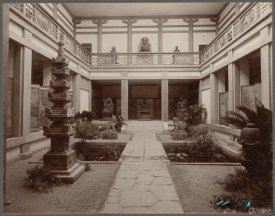 Boston Massachusetts Museum of Fine Arts Japanese garden court 