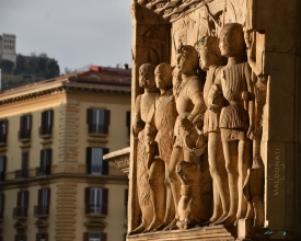 Castel Nuovo details sculpture