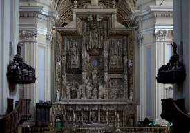 Catedral Basilica de Nuestra Senora del Pilar Zaragoza Retablo del altar mayor