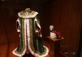 Ceremonial robes of a knight of the Hungarian Order of St Stephen
