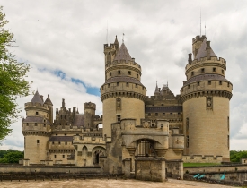 Chateau de Pierrefonds exterior Oise