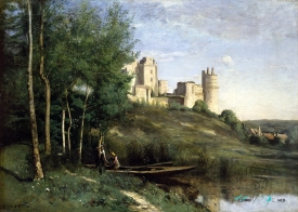 Chateau de Pierrefonds painting