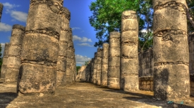 Chichen Itza columns
