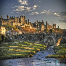 Cite de Carcassonne in Occitanie France