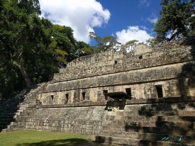 Copan Ruins further from the entrance