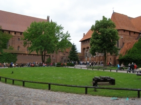 Courtyard of the Malbork Castle
