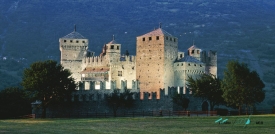 Fenis castle medieval castle in Aosta Valley