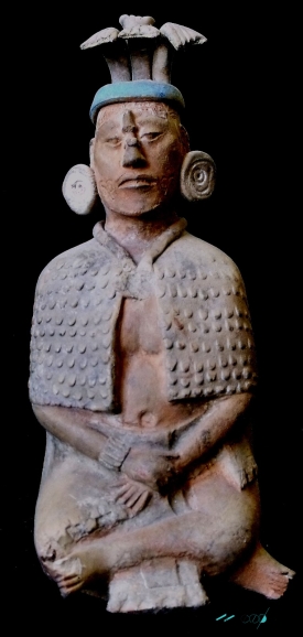 Fine Maya Standing Figure of a Nobleman Jaina
