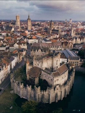 Ghent Gravensteen moat.jpeg