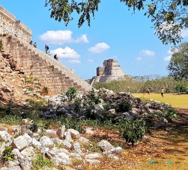 Governors Palace and the Pyramid of the Magician