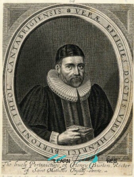 Henry Burton, puritan pamphleteer