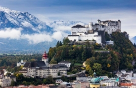 Hohensalzburg castle in Salzburg
