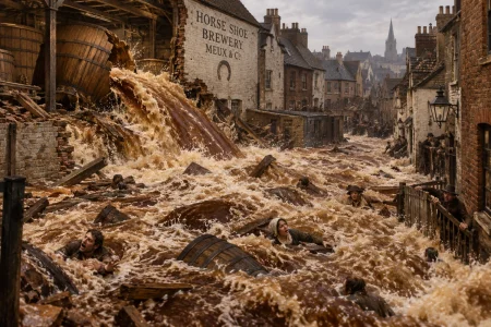 London’s beer flood: The industrial disaster that burst through a brewery