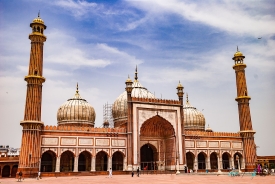 The Jama Masjid of Delhi A Majestic Testament to Mughal Artistry and Historical Res