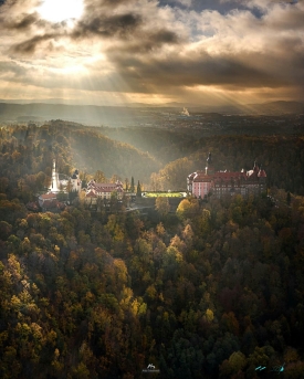 Ksiaz Castle Poland by Artur Sobolewski