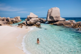 La Digue Seychelles beach