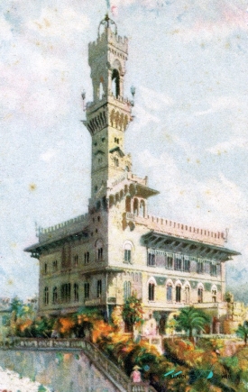 Mackenzie Castello di Genova Postcard by Raul Murciano Suco