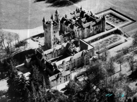 Old Aerial Photograph Balmoral Castle Scotland