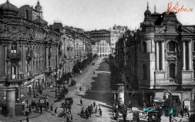 Old Kyiv old photo street