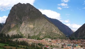 Ollantaytambo village in the Sacred Valley