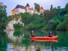 Ozalj Castle on river