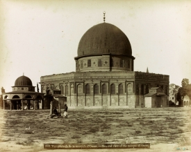 Photographies de Terre Sainte Jerusalem FF Marroum s view of the Mosque of Omar