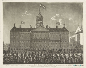 Royal Palace of Amsterdam drawing