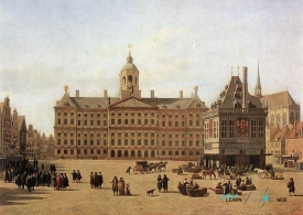 Royal Palace of Amsterdam painting
