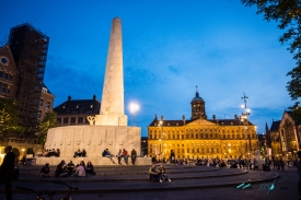 Royal Palace of Amsterdam view