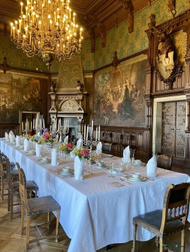 Schloss Wernigerode dinner table