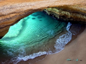 Secluded beach in the Benagil cave system Wild Outdoors