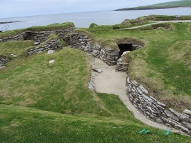 Skara Brae Prehistoric Village houses