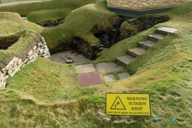 Skara Brae Prehistoric Village stairs