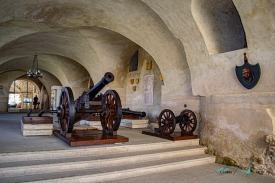 Spis castle museum gunnery