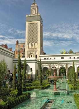 The Great Mosque of Paris Gardens
