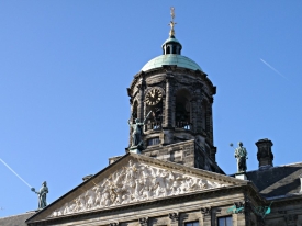 Top of the Royal Palace of Amsterdam