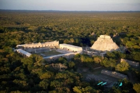 Uxmal view panoramic