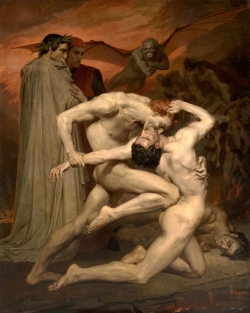 William Adolphe Bouguereau Dante et Virgile au Enfers
